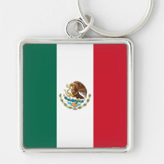 Mexico Flag, Bandera de Mexican Republic Keychain