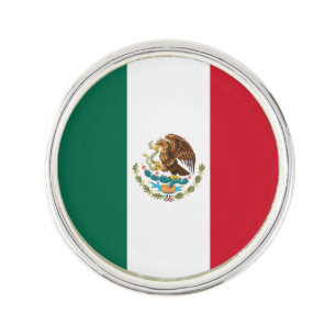 Mexico Flag, Bandera de Mexican Republic Lapel Pin