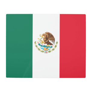 Mexico Flag, Bandera de Mexican Republic Metal Print