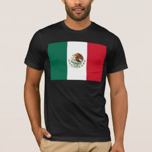 Mexico Flag, Bandera de Mexican Republic T-Shirt
