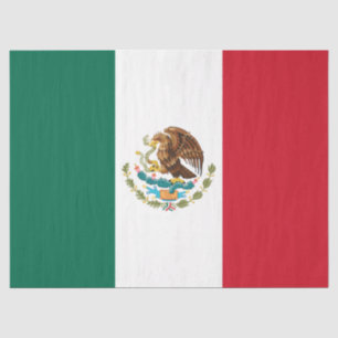 Mexico Flag, Bandera de Mexican Republic Tissue Paper