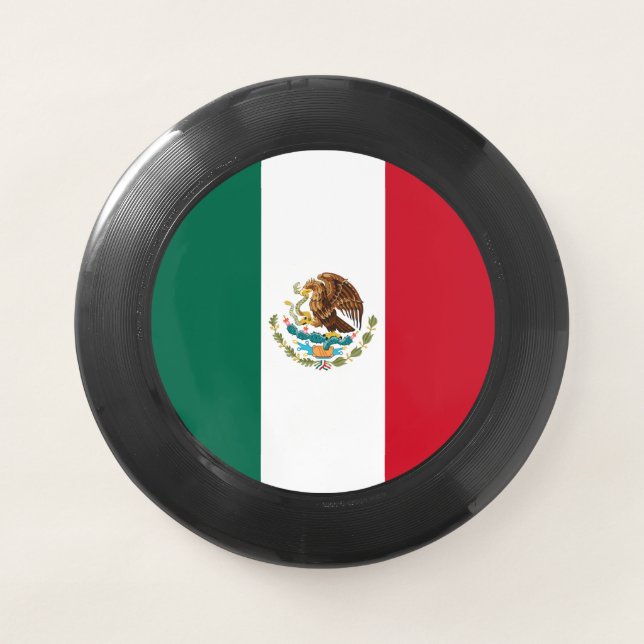 Mexico Flag, Bandera de Mexican Republic Wham-O Frisbee (Front)