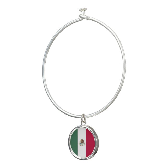 Mexico flag bangle bracelet (3/4)