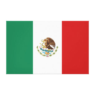 Mexico Flag Canvas Print