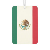 Mexico Flag Car Air Freshener (Back)