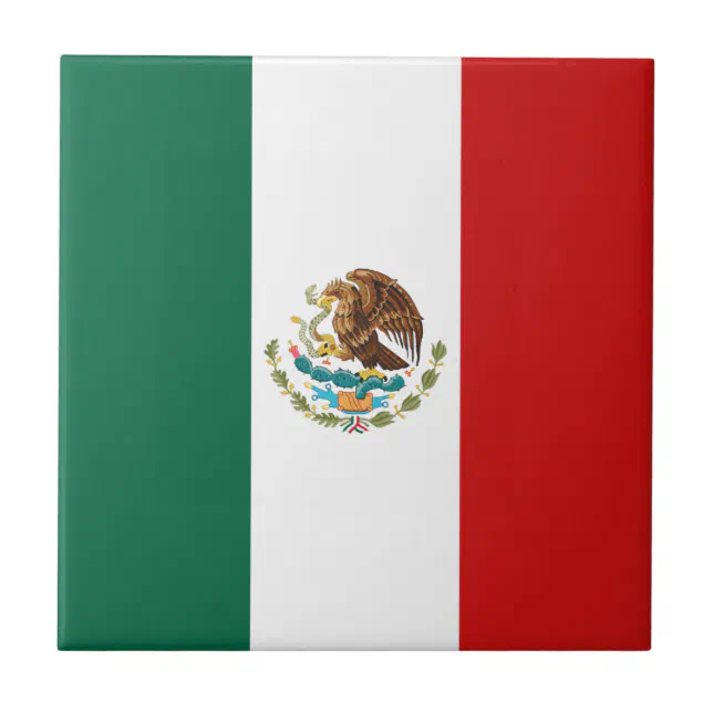 Ceramic Flags Mexico Flag Ceramic Tile | Zazzle