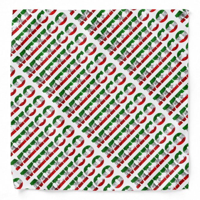 Mexico Flag Color Bandana (Front)