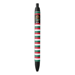 Mexico Flag Cute Patriotic Black Ink Pen