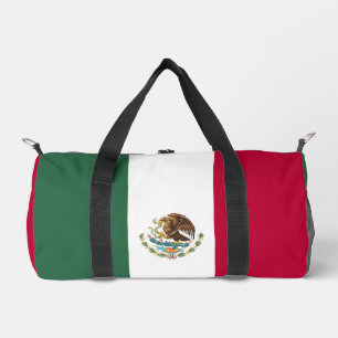 Mexico flag duffle bag