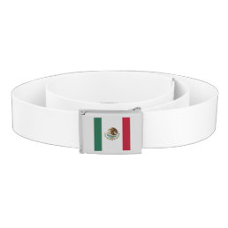Mexico Flag Emblem Belt