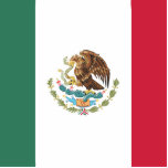 Mexico Flag Emblem Cutout<br><div class="desc">Mexico Patriotic Home Gift Design. Mexican Country Sign Souvenir. National Politics Mark Present. Homeland Symbol Presentation.</div>