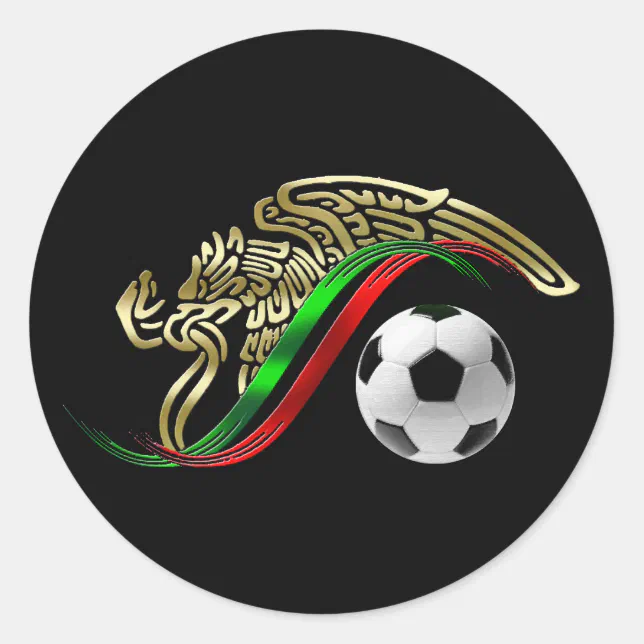 Mexico Soccer Mexico Futbol Football Mexican soccer Flag Jersey - Mexico  Soccer - Sticker