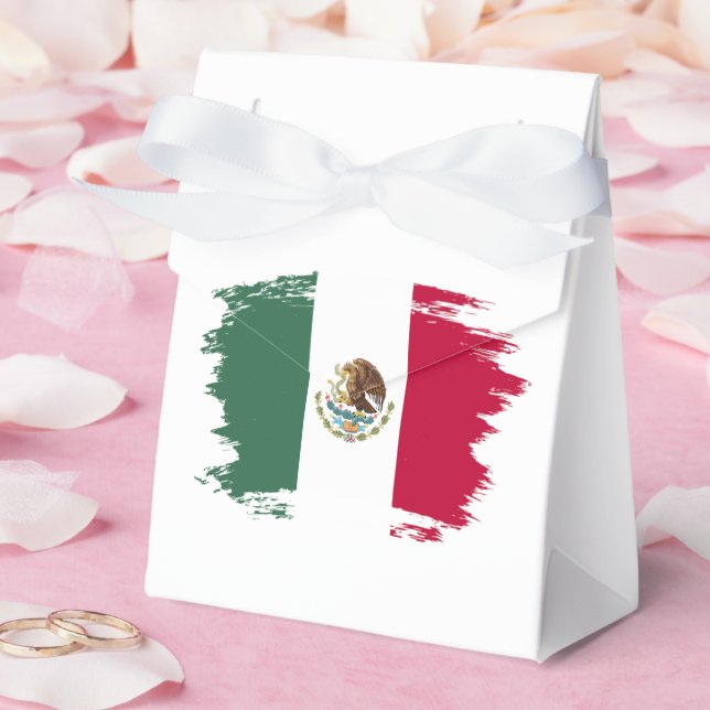 Mexico flag favor boxes (Wedding)