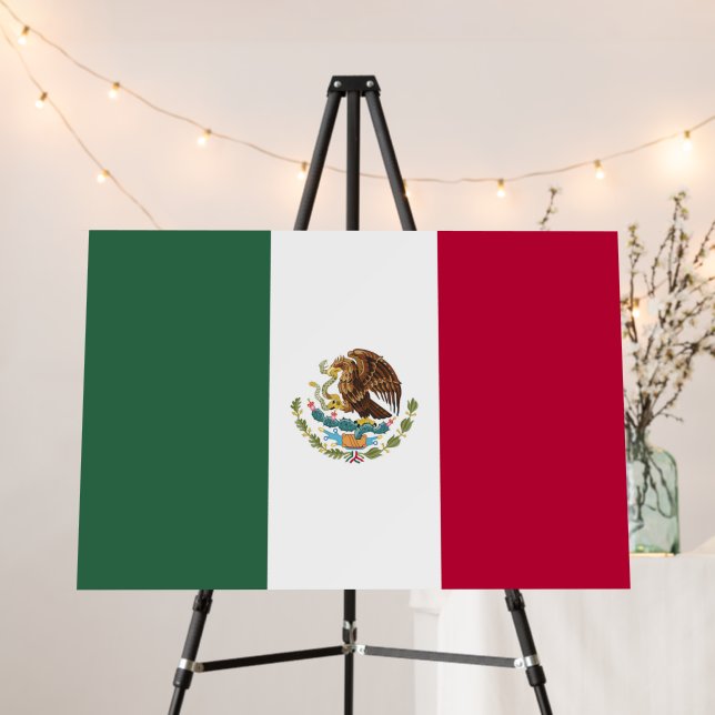 Mexico flag foam board (In Situ (Stand))