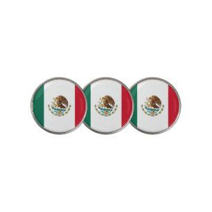 Mexico flag golf ball marker