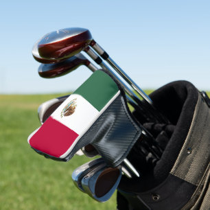 Mexico flag golf head cover