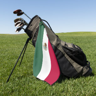 Mexico flag golf towel