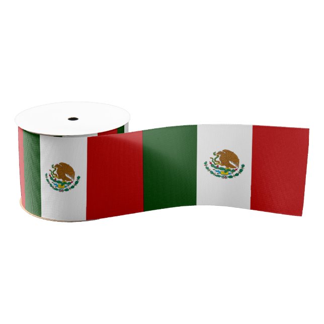 Mexico flag grosgrain ribbon (Spool)