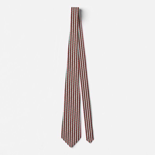 Mexico Flag Honeycomb Tie (Front)