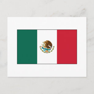 Mexico FLAG International Postcard