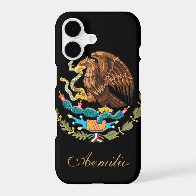 Mexico Flag Iphone Case (Back)