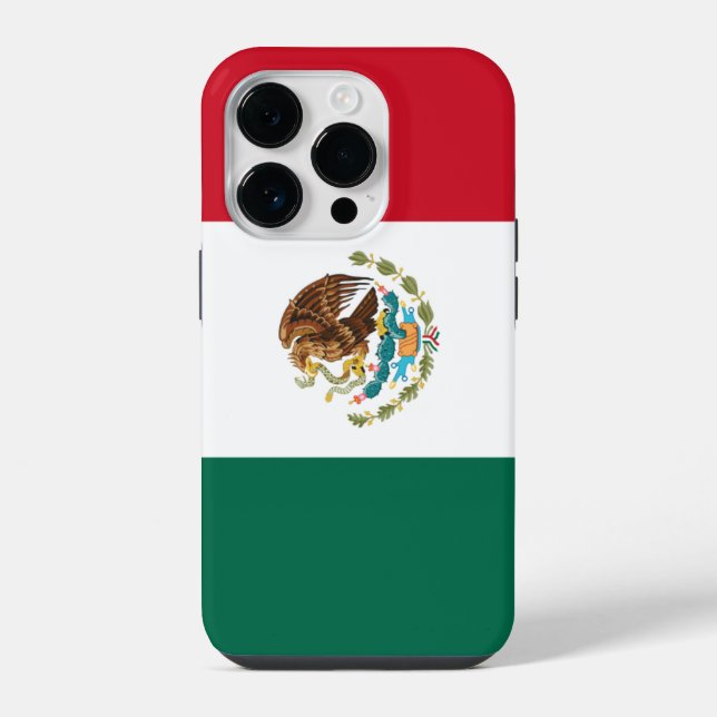 Mexico flag iphone case (Back)