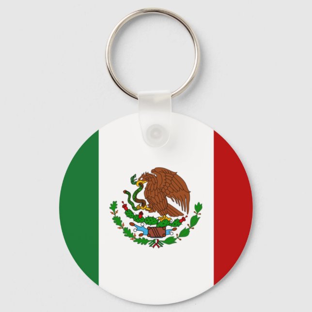 Mexico Flag Keychain (Front)