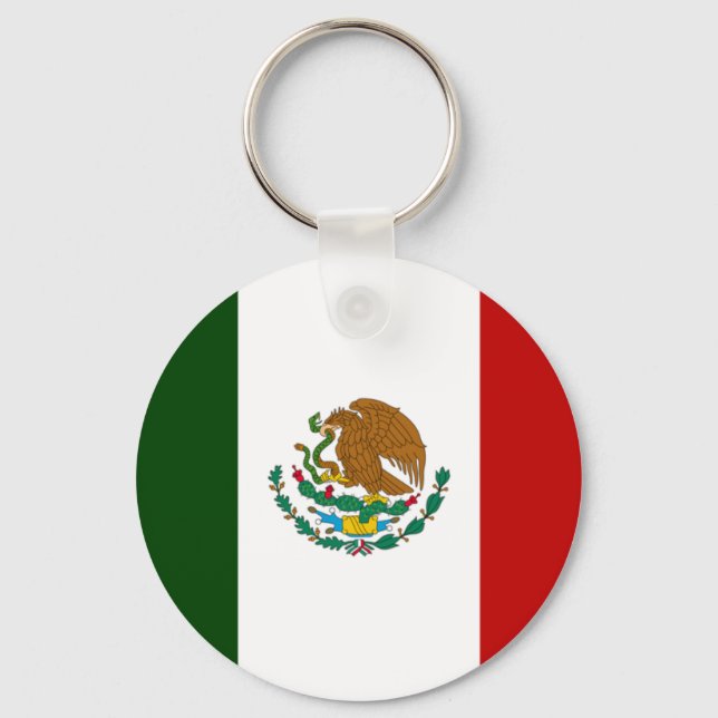 Mexico flag keychain (Front)