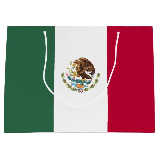 Mexico flag large gift bag (Front)