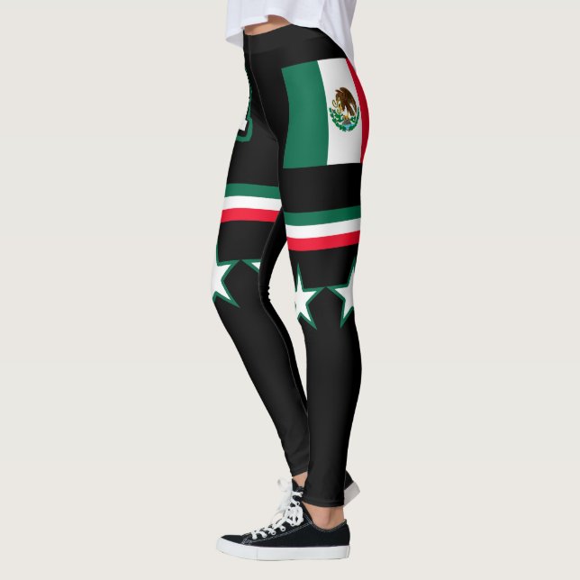 Mexico Flag Leggings (Left)