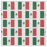 MEXICO Flag Map Outline Fabric