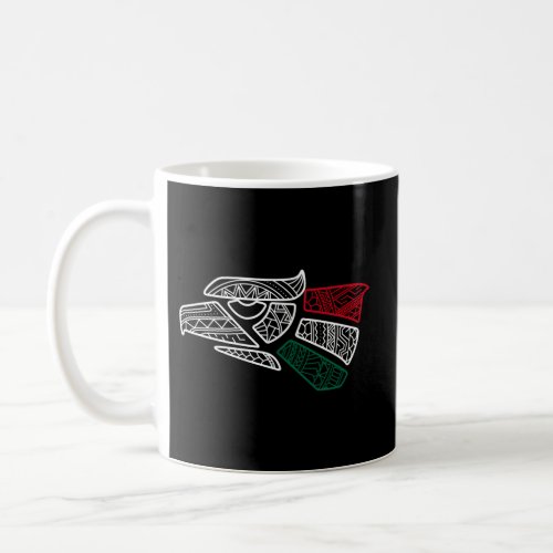 Mexico Flag _ Mexican Eagle Aztec Style _ Hecho En Coffee Mug