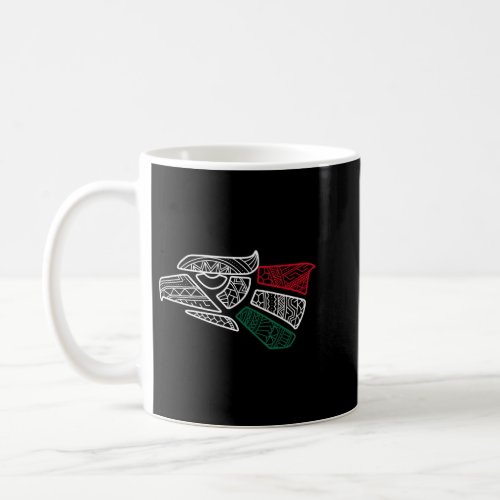 Mexico Flag Mexican Eagle Aztec Style Hecho En Mex Coffee Mug