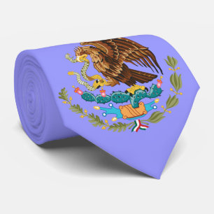 Mexico Flag Mexican Eagle Tie