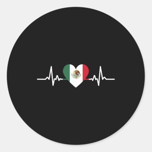 Mexico Flag Mexican Independence Day Proud  Classic Round Sticker