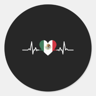 Mexico Flag Mexican Independence Day Proud Classic Round Sticker