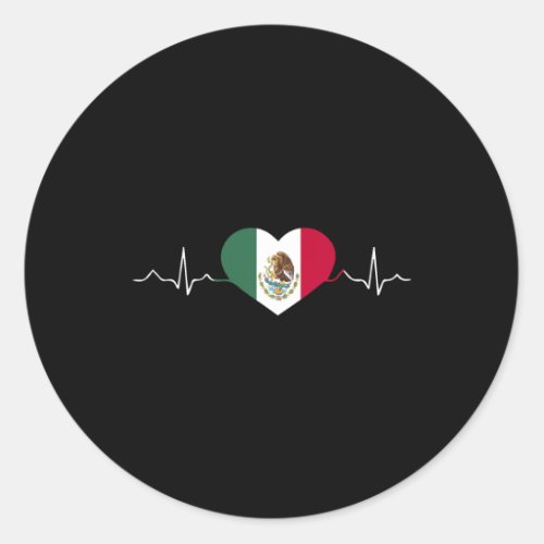 Mexico Flag Mexican Independence Day Proud  Classic Round Sticker