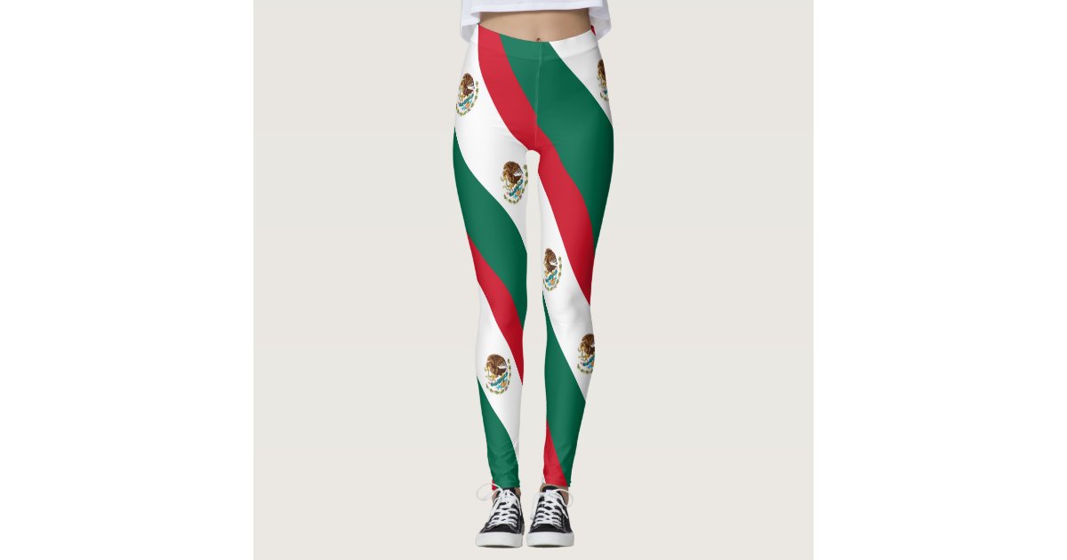 Mexico Flag Mexican Patriotic Leggings