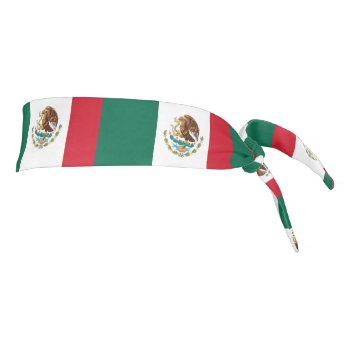 Mexico Flag Mexican Patriotic Tie Headband by YLGraphics at Zazzle