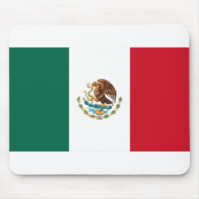 Mexico Flag Mouse Pad (Front)
