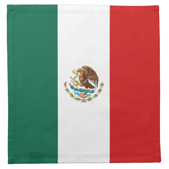 Mexico Flag Napkin (Front)