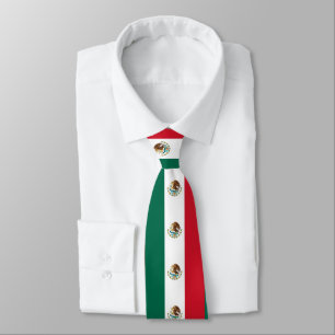 MEXICO FLAG NECK TIE