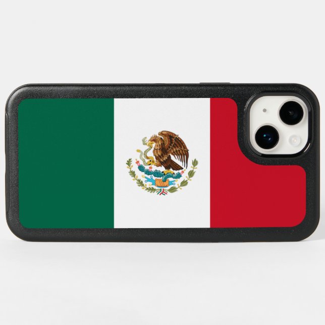 Mexico flag otterbox iPhone case (Back Horizontal)