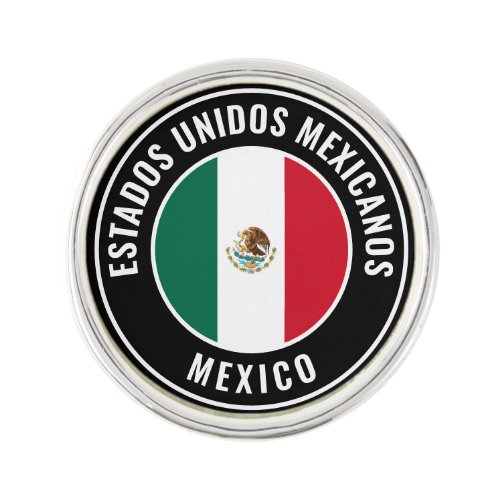 Mexico Flag Patriotic Lapel Pin