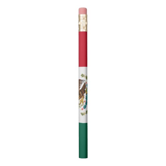 Mexico flag pencil (Vertical)