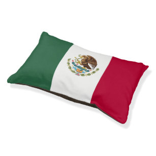 Mexico flag pet bed