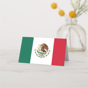 Mexico flag place card