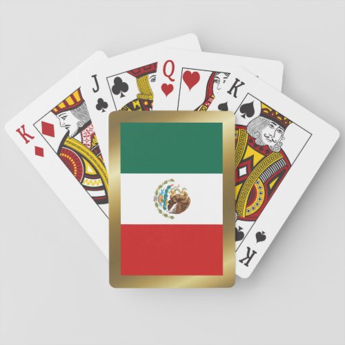 Mexico Flag Playing Cards