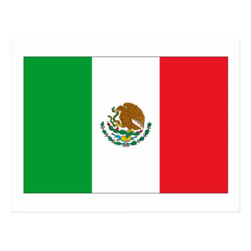 Mexico Flag Postcard | Zazzle