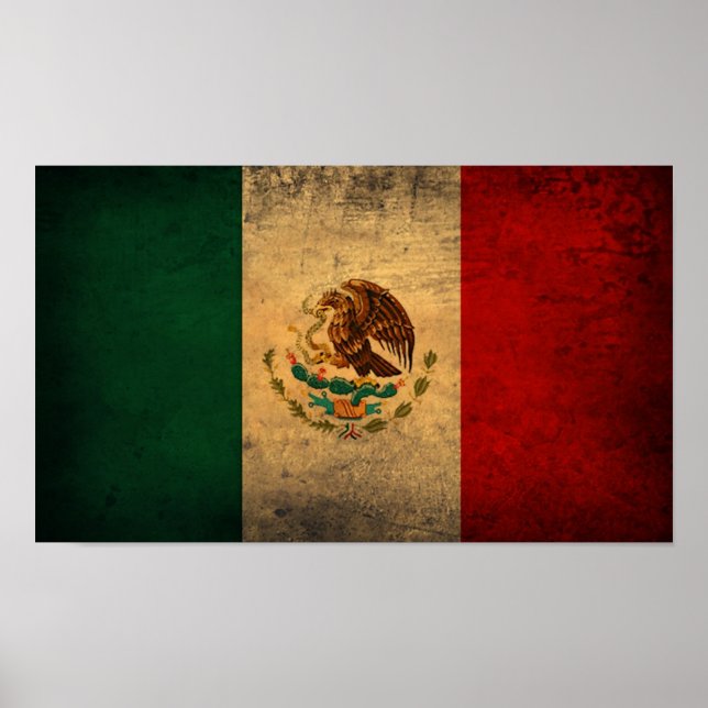 Mexico Flag Poster (Front)